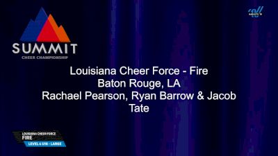 Louisiana Cheer Force - Fire [2025 L4 U16 - Large Semis] 2025 The Summit