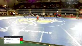 133 lbs Consi Of 8 #2 - Ramazan Attasauov, Iowa State vs Caleb Gross, Unattached-South Dakota State