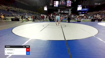 220 lbs Cons 32 #2 - Samuel Winkels, Minnesota vs Logan Tollison, Michigan