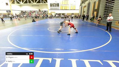 149B lbs Rr Rnd 3 - Donny Pigoni, Harvard vs Paul Kelly, Cal-Baptist