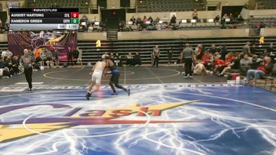 145 lbs Round 3 (4 Team) - Kameron Green, Creighton Prep, NE vs August Hartung, Stillwater, MN