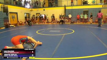 144 lbs Cons. Round 2 - Ian Frazier, Bluestem Wrestling Club vs Griffin Kepley, Wichita Training Center