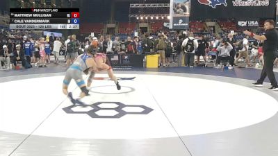 126 lbs Cons. Semis - Matthew Mulligan, New Jersey vs Cale Vandermark, Iowa