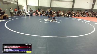 53 lbs Champ. Round 1 - Castiel Del Rosario, FordDynastyWrestlingClub vs Olivia Rios, Toppenish USA Wrestling Club