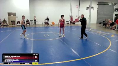 130 lbs Placement Matches (8 Team) - Bryce Peterson, Tennessee vs Stetson Gabel, Colorado