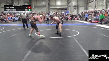 215 lbs Champ. Round 1 - Tyler Schnur, Team Of Hard Knox vs Cole Yates, Ellis Kids