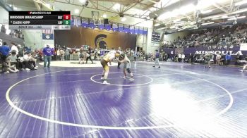 190 lbs Champ. Round 2 - Bridger Brancamp, Butte vs Cash Kipp, Helena Capital