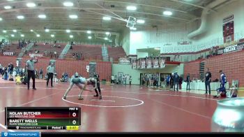 100 lbs Cons. Round 5 - Barett Wells, Floyd Wrestling Club vs Nolan Butcher, Leo Wrestling Club