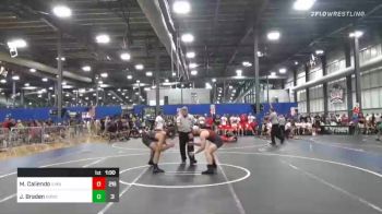 160 lbs Rr Rnd 1 - Michael Caliendo, IL Menace vs Jonah Braden, No Mercy