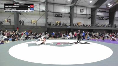 Junior Girls FS - 135 lbs Cons. Round 2 - Julie Halderman, WA vs Kendra Kane, WA