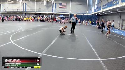 72 lbs Round 1 (6 Team) - Bradey Bleich, Mat Assassins Black vs William Filbert, Vipers Wrestling