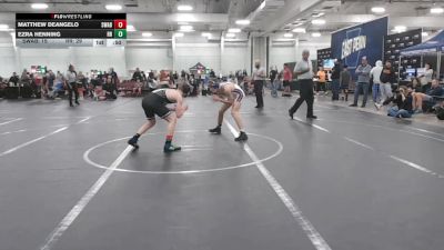 120 lbs Round 8 (10 Team) - Ezra Henning, Rocket Rams vs Matthew DeAngelo, Savage WA Black