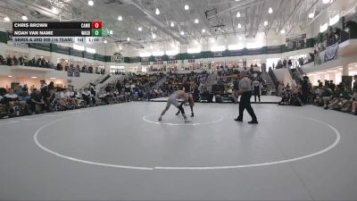 126 lbs Semis & 3rd Wb (16 Team) - Noah Van Name, Walnut Grove vs Chris Brown, Cambridge