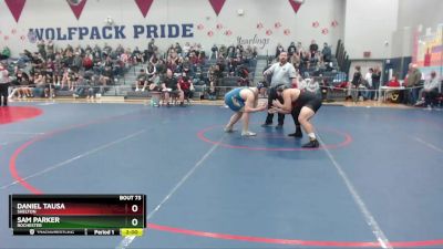 285 lbs Quarterfinal - Sam Parker, Rochester vs Daniel Tausa, Shelton