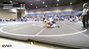 120 lbs Rr Rnd 1 - Paxton Shultz, Smith Wrestling Academy vs Logan Wilson, Apache Wrestling Club