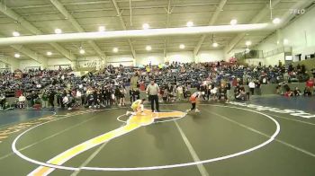 110 lbs Champ. Round 1 - Aspen Hendricksen, Logan vs Ryan Hiss, American Leadership Academy