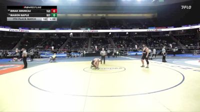 I-285 lbs 7th Place Match - Binak Bruncaj, Tappan Zee vs Mason Naple, Victor