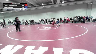 70 lbs Cons. Round 2 - Billy Greenwood, GRIT Athletics Wrestling Club vs Isaac Balden, Gold Rush Wrestling