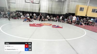 129 kg Rr Rnd 3 - Zack Miller, Savage Silver vs Elijah Diakomihalis, Steller Trained Krayt