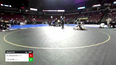 190 lbs Round Of 16 - Khale McDonnell, Fountain Valley vs Ross Cinfel, Clovis North