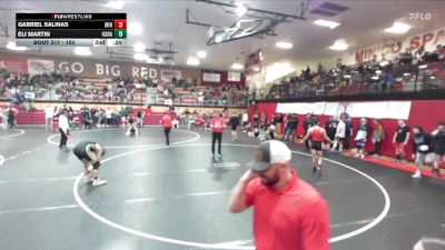 150 lbs Cons. Round 3 - Eli Martin, Kuna vs Gabriel Salinas, Minico