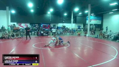 187 lbs Placement Matches (16 Team) - Carter Wickes, Ohio Scarlet vs Lincoln Marr, Minnesota Blue