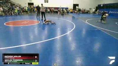 43-44 lbs Round 2 - Anthony Nollen, Cowboy Kids WC vs Waylon Tonneson, High Plains Thunder