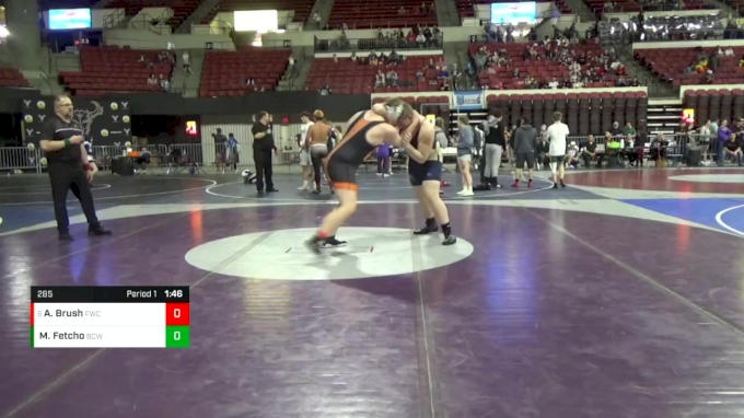 285 lbs Semifinal - Austin Brush, Frenchtown Wrestling Club vs Markus ...