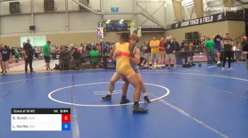 72 kg Consi Of 16 #2 - Raun Smith, Marines vs Logan Hurley, Knights Wrestling Club