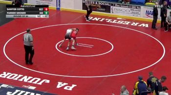 89 lbs Round Of 64 - Sawyer Cotto, West Perry vs Parker Groner, Saegertown