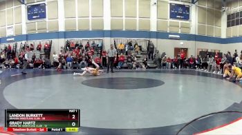 90 lbs Round 2 (4 Team) - Landon Burkett, Dragon Wrestling Club vs Grady Hartz, Mater Dei Wrestling Club