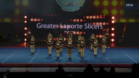 Mid-America - Greater Laporte Slicers [2024 Northern Indiana Pop Warner Show Cheer 2 Varsity Medium Monday] 2024 Pop Warner National Cheer & Dance Championship