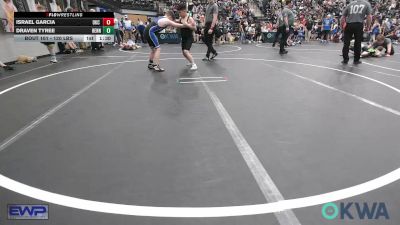 120 lbs Rr Rnd 1 - Israel Garcia, OKC Saints Wrestling vs Draven Tyree, Hennessey Takedown Club