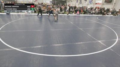 126 lbs Cons. Rd Of 16 - Michael Newton, Mayo Quanchi vs Tucker Brill, Great Plains Wrestling Academy