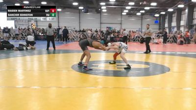 130 lbs Round 4 (1:30pm Friday) - Sanchir Edington, PA Gold vs Raiden Martinez, VA. Patriots