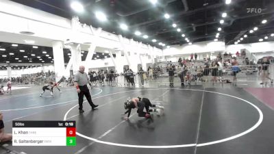 50 lbs Consi Of 8 #2 - Liyana Khan, Threshold vs Reed Saltenberger, Patriot Mat Club