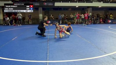 98 lbs Champ. Rd Of 16 - Silas Stanley, Dragons Junior Wrestling Club vs Abel Rusk, South Central Punisher Wrestling