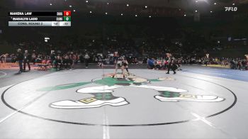 6A/5A Girls 100 Cons. Round 2 - Madalyn Ladd, Summit Girls vs Makena Law, Sandy Girls