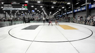 100 lbs Rr Rnd 1 - Lydon Vega, Indiana Outlaws Gold vs Ethan Gross, Mat Warriors Yellow