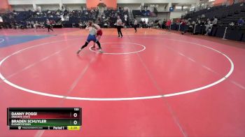 133 lbs Champ. Round 2 - Braden Schuyler, Elizabethtown vs Danny Poggi, Oneonta State