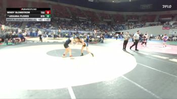 4A/3A/2A/1A Girls 125 Quarterfinal - Arianna Flores, Sutherlin Girls vs Mindy Blomstrom, Toledo Girls