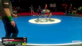 110 lbs Semifinal - Journey Ruiz, Columbine vs Janessa George, Chatfield