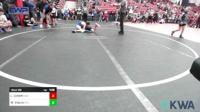 98 lbs Quarterfinal - Lane Collett, Raw vs Walker Vieyra, Kansas Young Guns