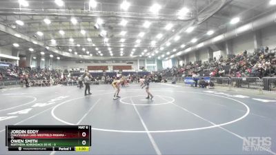 131 lbs Round 2 (3 Team) - Jordin Eddy, Chautauqua Lake-Westfield-Panama vs Owen Smith, Northern Adirondack Sr HS