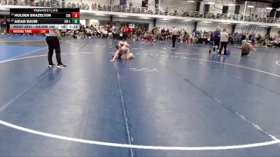 Silver 149 lbs Cons. Semi - Aidan Baum, Wisconsin-La Crosse vs Holden Brazelton, Coe