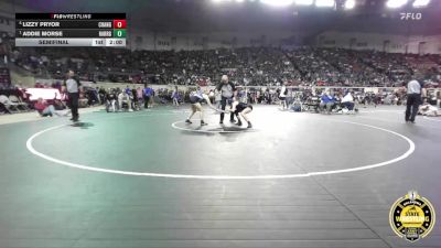 G5A-110 lbs Semifinal - Addie Morse, Harrah-Girls vs Lizzy Pryor, Chandler-Girls