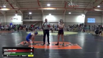 135 lbs Cons. Round 2 - Lyn Codo-Prim, Batavia vs Addison Lyon, MARYSVILLE