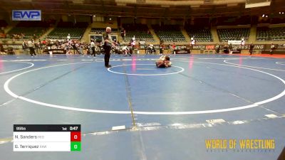 95 lbs Consi Of 16 #1 - Nathanial Sanders, Red Cobra Westling Academy vs Gabe Terriquez, Raw Wrestling Club