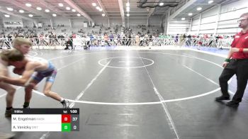 119 lbs Rr Rnd 1 - Micah Engelman, Mat Assassins Black vs Aiden Vanicky, Grit Mat Club Blue