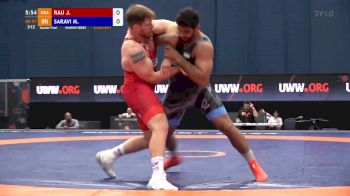 97 kg Quarterfinal - Josef Rau, USA vs Mohammadhadi Saravi, IRI